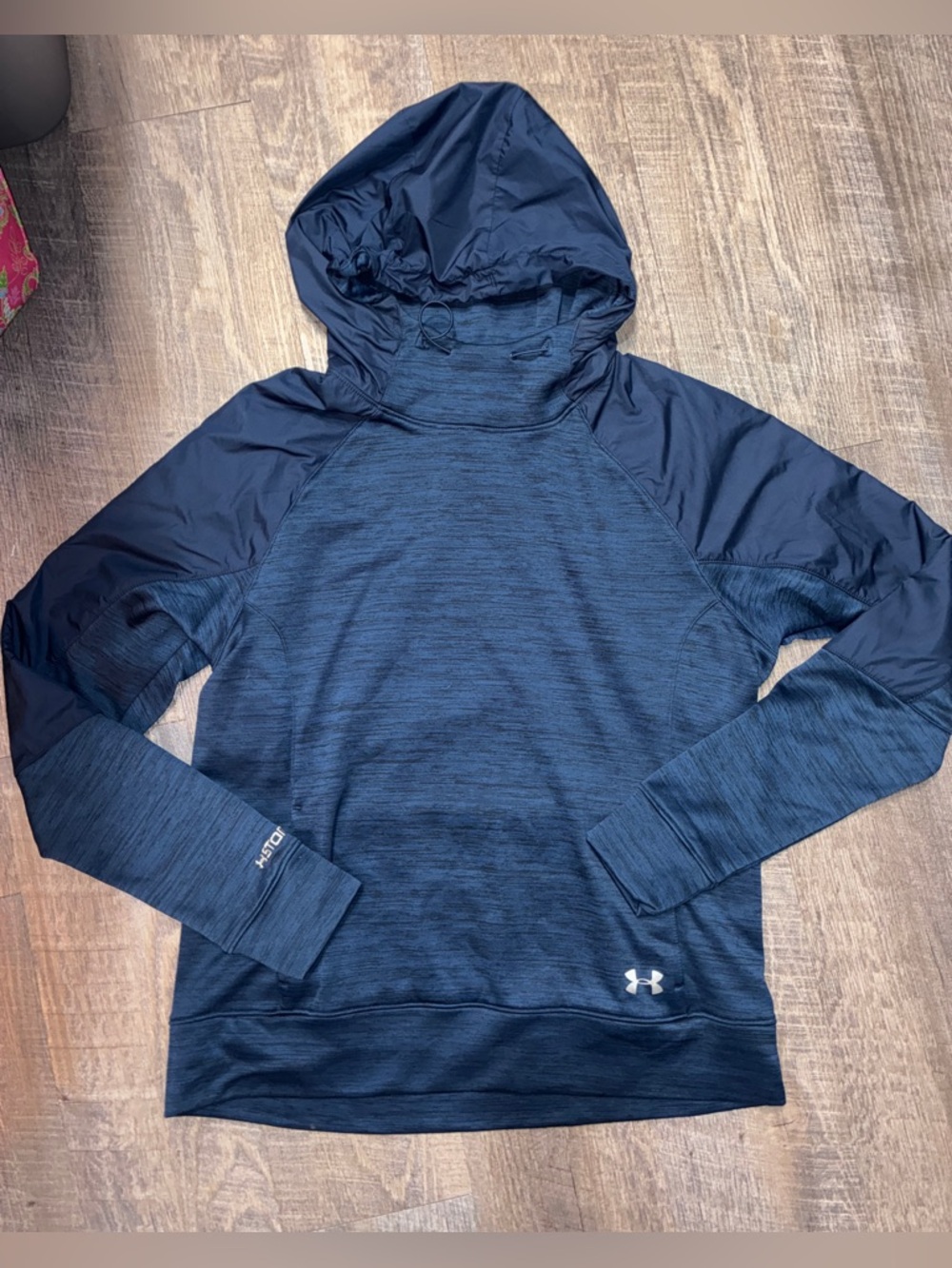 Under Armour Women’s ColdGear Storm Hoodie, navy blue - size medium